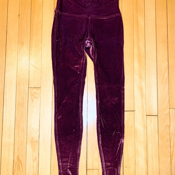 Lululemon High Rise Velvet Leggings - Picture 5 of 9